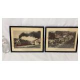 Vintage N&W Norfolk & Western Railway Prints