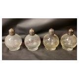 Vintage Sterling Silver Topped Salt & Pepper Sets