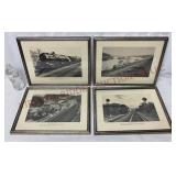 Vintage N&W Norfolk & Western Railroad Prints - 4