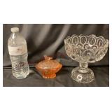 Byrdes Oval Trinket Dish, Moon & Stars Compote