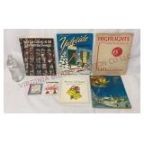 Vtg Christmas Poetry, Song Books & Nativity Seals