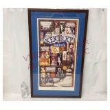 UK Basketball 'Through the Years' Framed Print