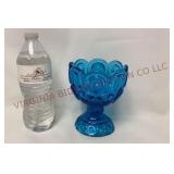 Moon & Stars Glass Small Compote - 5.5' tall