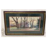 Robert A Tino Psalm of Spring Signed & #ed Litho
