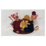 Annalee 5" Winter Woods PJ Mice - NWT