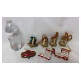 Vintage Push Pin Sequin & Bead Ornaments - 7