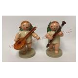 Wendt & Kuhn Erzgebirge Wooden Angel Figures