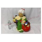 Vintage Atlantic Mold Ceramic Mrs Claus - 16"