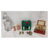 Vintage Mini Angels, Music Box & Bead Ornament
