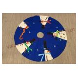 Snowman Christmas Tree Skirt - 50" Across