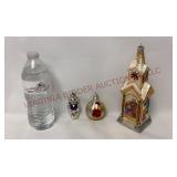 Mercury Glass Ornaments - Bear, Santa & Church