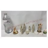 Nativity Figures - Resin, Porcelain & Chalk Ware