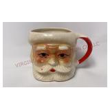 Vintage Santa Face Mug - Open Eyes - Japan