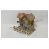 Vintage German Putz Christmas Village House