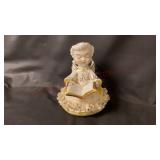 Vintage Spaghetti Trim Blume Japan Angel Figurine