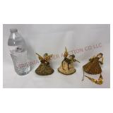 Vintage Koestel Wax Face Angel Ornaments - 3