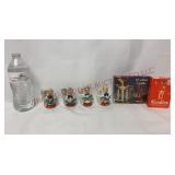 Vintage Choir Boy NOEL Set & Candles - See Desc