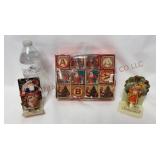 1980s Merrimack Die Cuts & Block Ornament Set