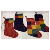 Patchwork Christmas Stockings - 4