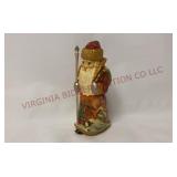 Vintage Hand Painted Russian Carved Santa - 5"