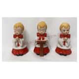 Vintage Homco Choir Boys Figurine Set - 5" tall