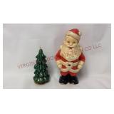 Vintage Gurley Christmas Candles - Tree & Santa