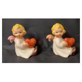 Vintage Goebel Hummel Angel Mini Candleholders