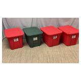 Edge Plastics 20 Gallon Storage Totes - 4
