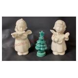 Goebel Sacrart Angel Figurines & Wade Eng Tree