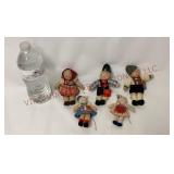 Vintage Hand Made Greman Doll Ornaments - 5