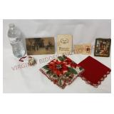 Vintage Christmas Cards, Ornaments & Hankys