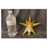 Mid Century Angel Star Hard Plastic Tree Topper