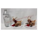 2022 Annalee 5 In Winter Woods Fawn w Cardinal - 2