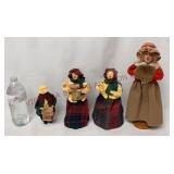 Vintage Caroler Figures - 4 - See Description