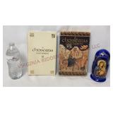 A Christmas Testament Book & Mary Russian Doll