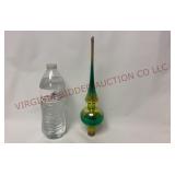Vintage Mercury Glass 10.5" Tree Topper / Spire