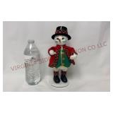 2007 Annalee Harlequin Snowman - 9" Tall