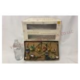 Vintage Silvestri Golden Lantern Christmas Lights