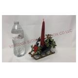 Vintage Cast Iron Sleigh Taper Candle Holder