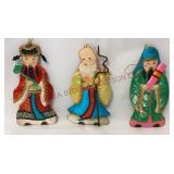 Vintage Chinese Silk Figure Ornaments - 3