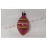 WWII Era Unsilvered Corning Striped Teardrop