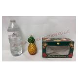 Old World Christmas Pineapple Ornament w Box