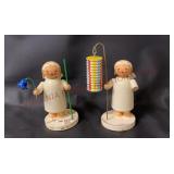 Wendt & Kuhn Erzgebirge Marguerite Angel Figures