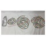 Vintage Mercury Glass Bead Garland - 3 - See Desc