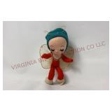 Mid Century Stockinette Face Pixie Elf Ornament