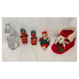 Vintage Soldier Picks, Ornament & Santa Boot
