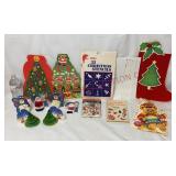 Vintage Christmas Die Cuts, Stencils, Seals & More