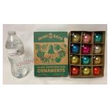 Vintage Shiny Brite 1.75" Mercury Glass Ornaments