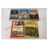 Civil War Confederate Hardcover Books - 5
