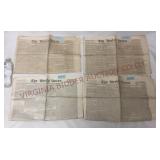 1856 City of Washington Weekly Union Newspapers